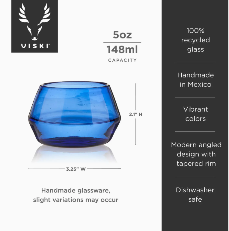 Tequila Copita – Handmade Recycled Glass