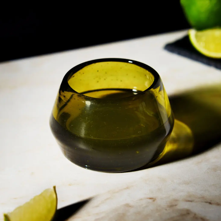 Tequila Copita – Handmade Recycled Glass