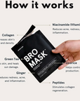 Bro Mask Hydrogel Face Sheet Mask For Men