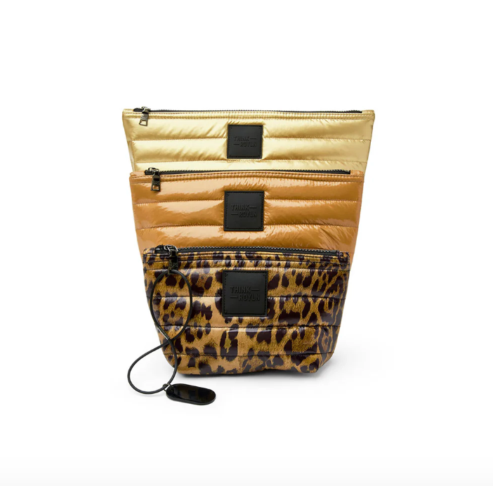 Travel Trio in Leopard by Think Royln