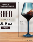 Shatterproof Acrylic Wine Glasses- Set of 4