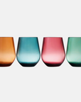 Shatterproof Tritan Stemless Wine Glasses - Set of 4