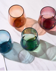 Shatterproof Tritan Stemless Wine Glasses - Set of 4