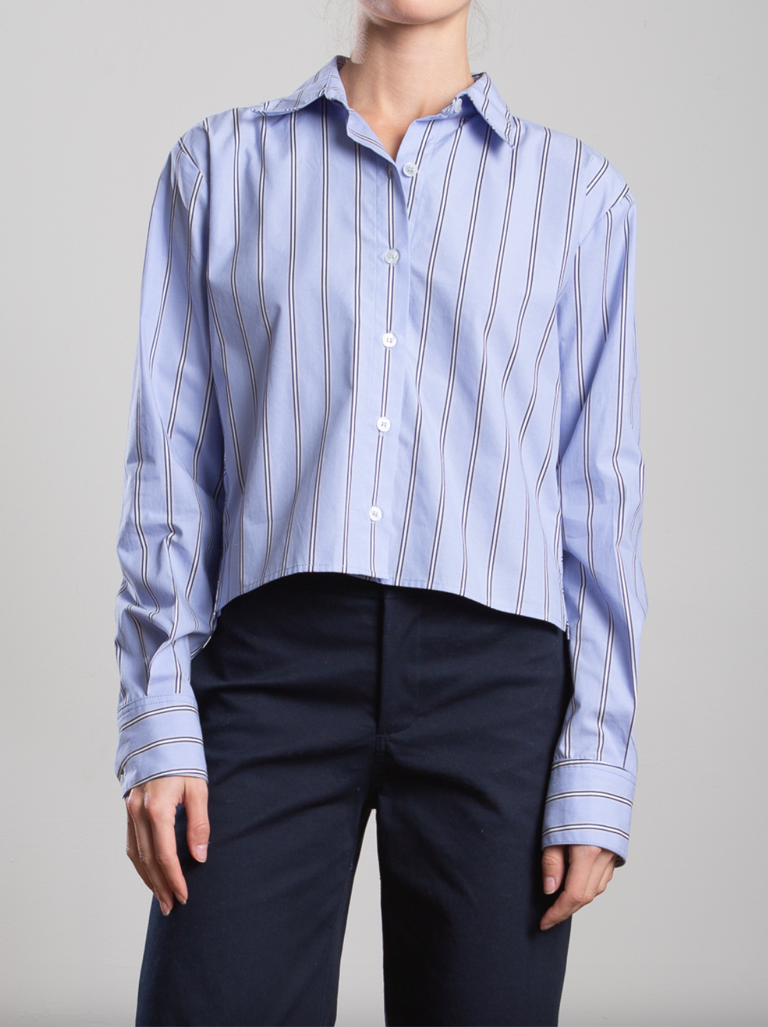 Enzo Shirt in Japanese Stripe by Pharaoh