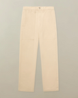Beige pants on a gray background