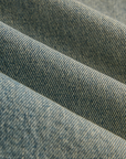 Close-up of denim fabric with a visible pattern