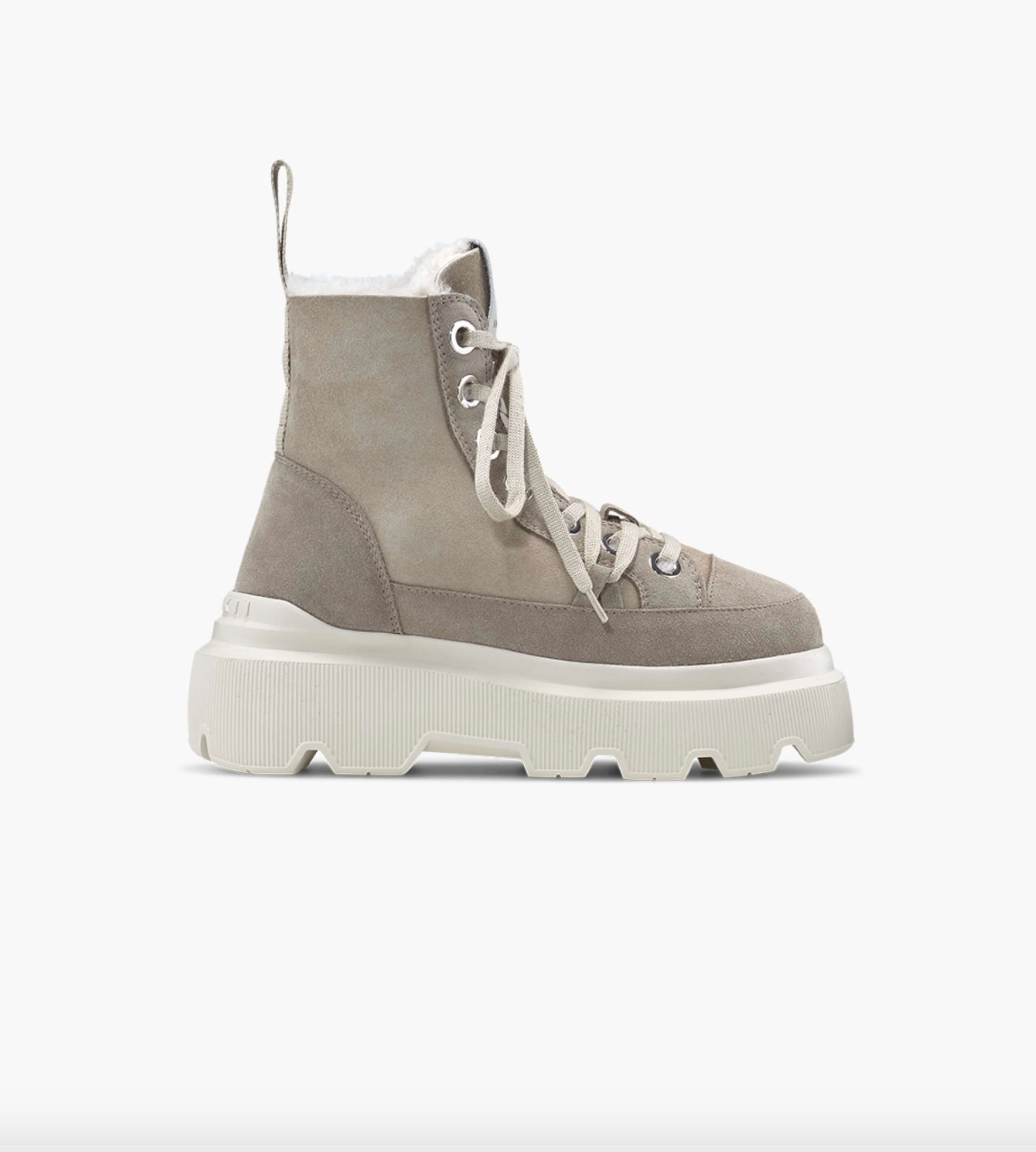 Matilda Shearling in Light Beige by Inuikii