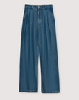 Tencel Woman Pant in Blue Denim by The New Society