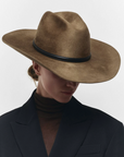 Nash Wool Fedora in Camel by Janessa Leone