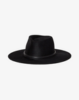 Beck Wool Fedora in Black by Janessa Leone