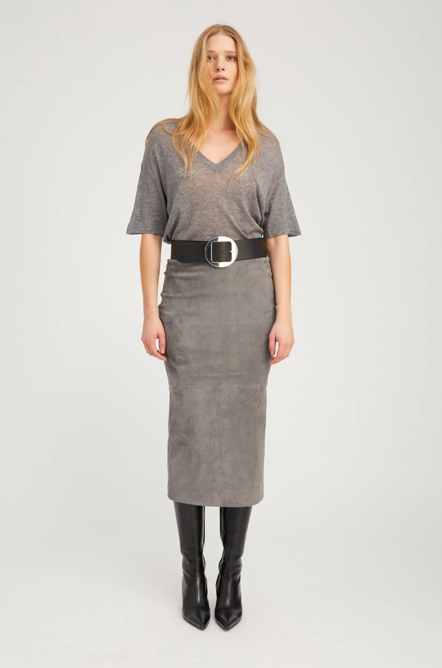 Tube Skirt in Castle Grey by SPRWMN