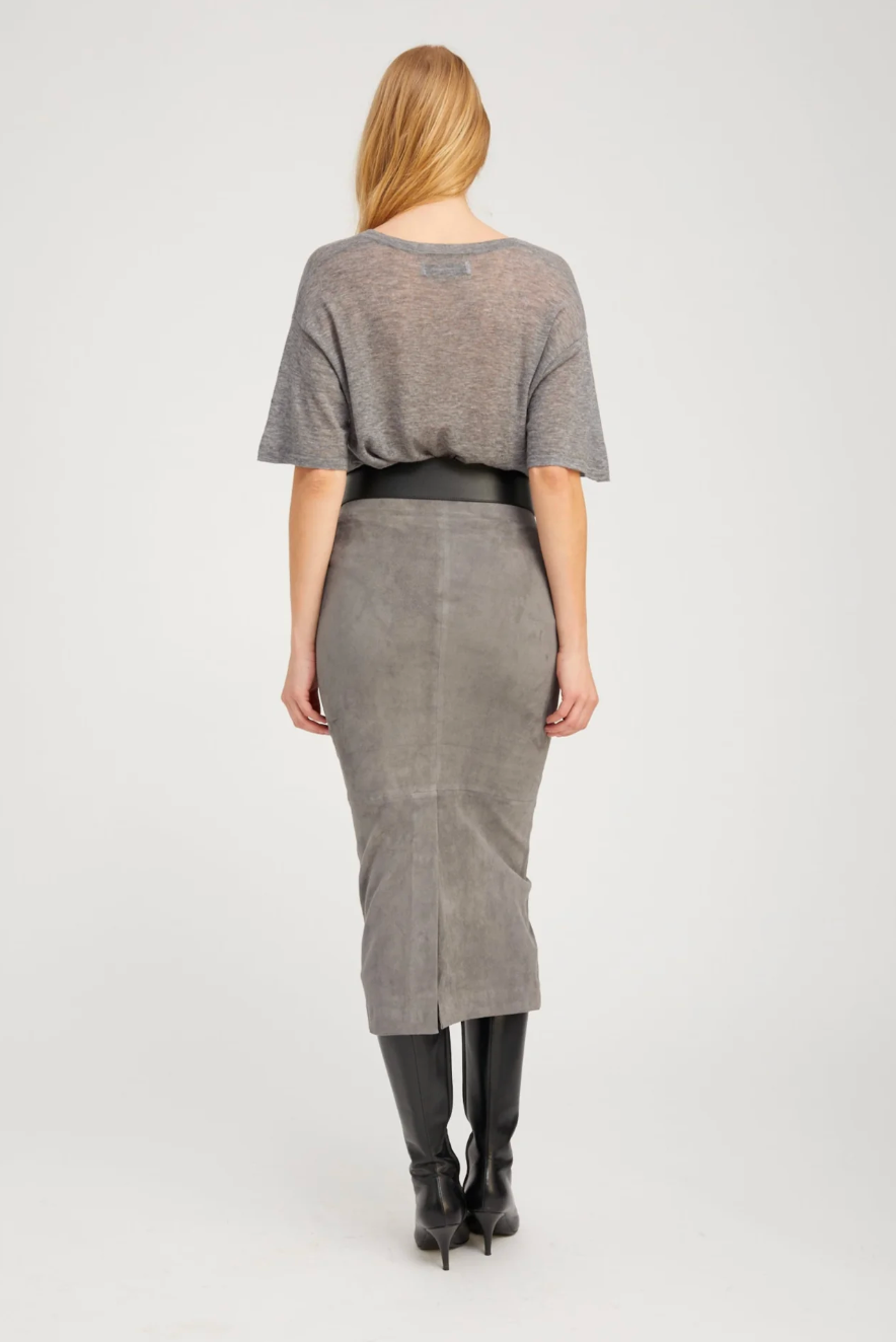 Tube Skirt in Castle Grey by SPRWMN