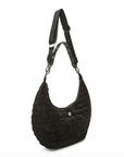 Moonstruck Bag in Black Suede by Think Royln