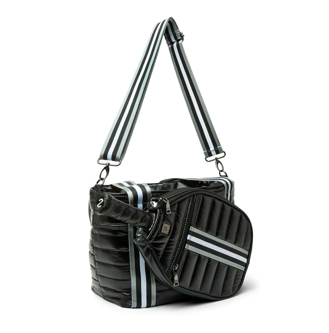 Ace of the Court Pickleball Bag in Pearl Black by Think Royln