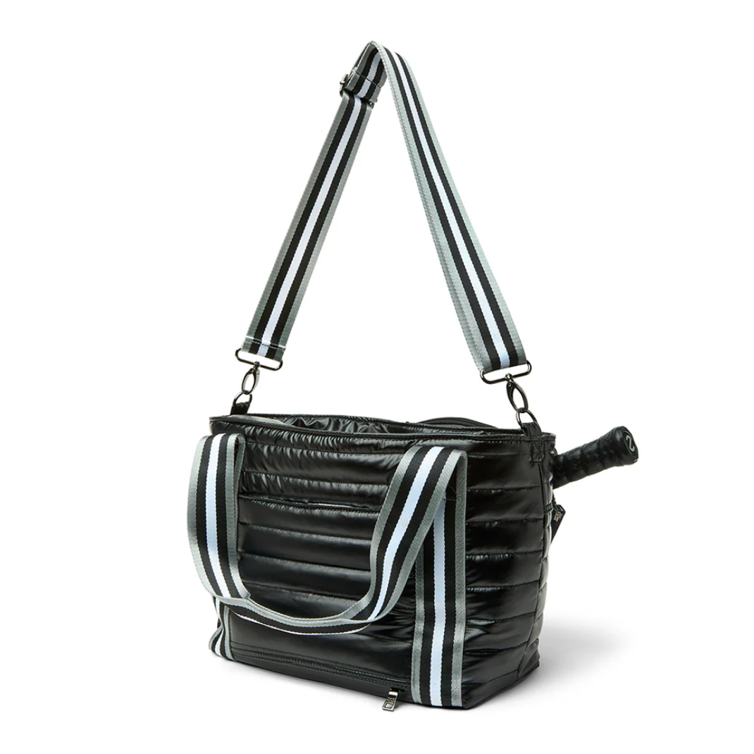 Ace of the Court Pickleball Bag in Pearl Black by Think Royln