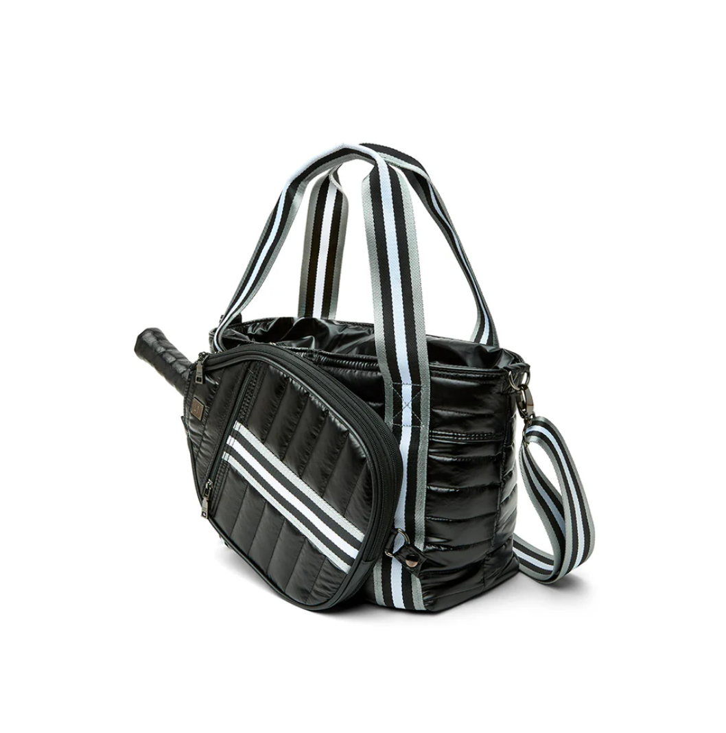 Ace of the Court Pickleball Bag in Pearl Black by Think Royln