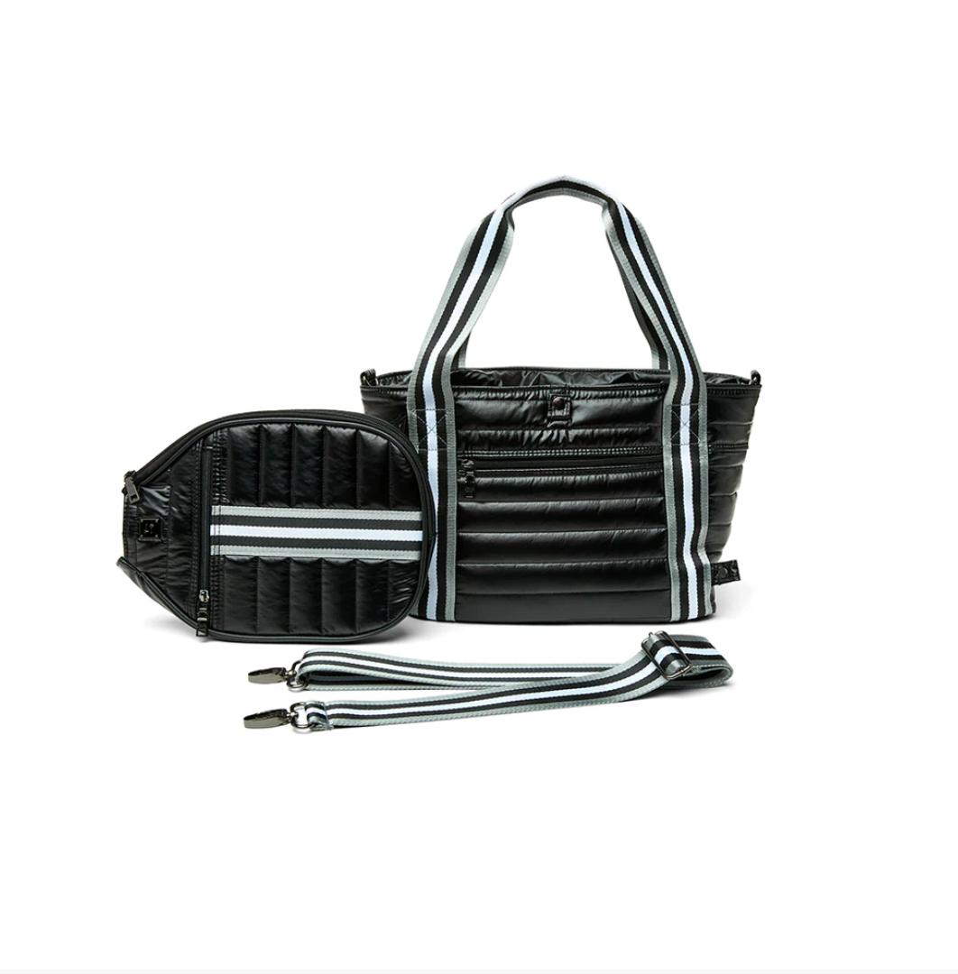 Ace of the Court Pickleball Bag in Pearl Black by Think Royln
