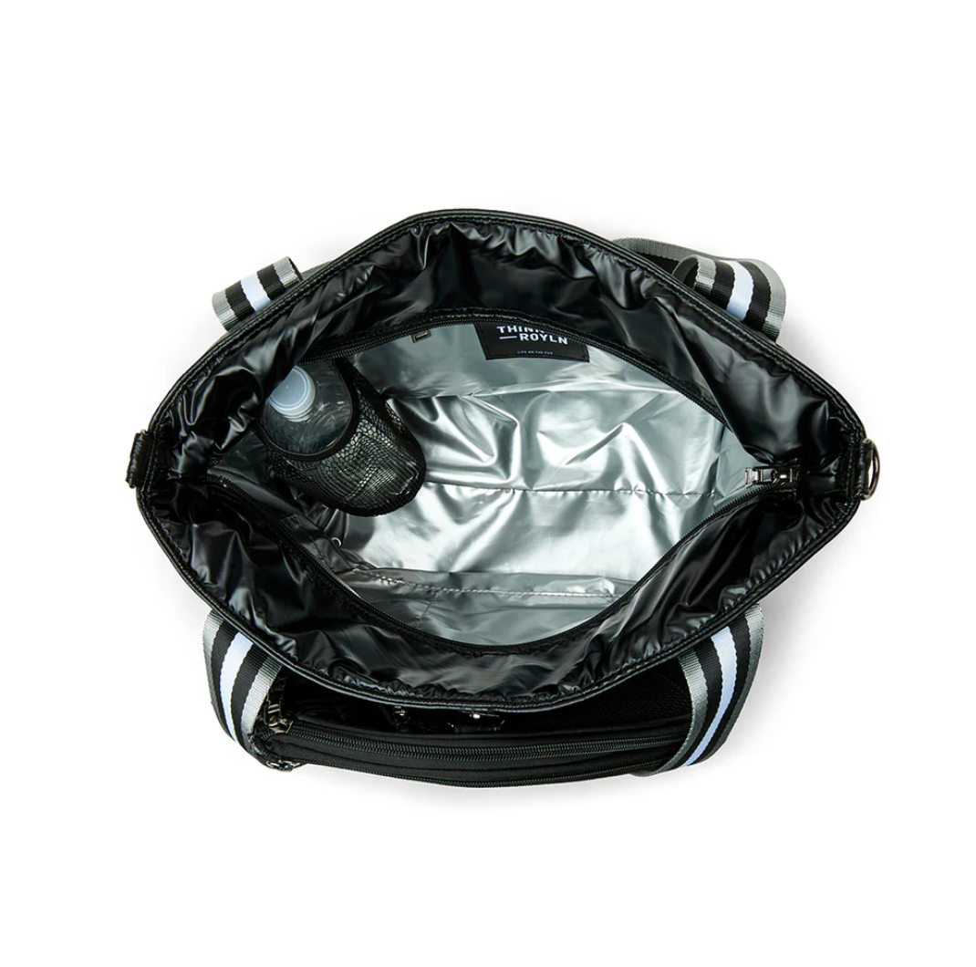 Ace of the Court Pickleball Bag in Pearl Black by Think Royln