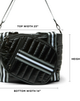 Ace of the Court Pickleball Bag in Pearl Black by Think Royln