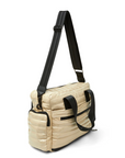 Voyager Travel Bag in Blonde Patent by Think Royln