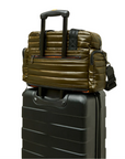 Voyager Travel Bag in Shiny Olive by Think Royln