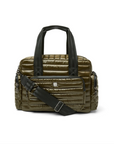 Voyager Travel Bag in Shiny Olive by Think Royln