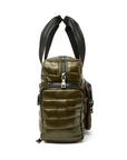 Voyager Travel Bag in Shiny Olive by Think Royln