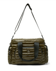 Voyager Travel Bag in Shiny Olive by Think Royln