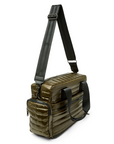 Voyager Travel Bag in Shiny Olive by Think Royln
