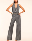 Ginger Sparkle Knit Halter Jumpsuit by Ramy Brook