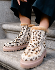 Setsu 3.0 in Beige Leopard Pony by Laidback London
