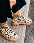 Setsu 3.0 in Beige Leopard Pony by Laidback London