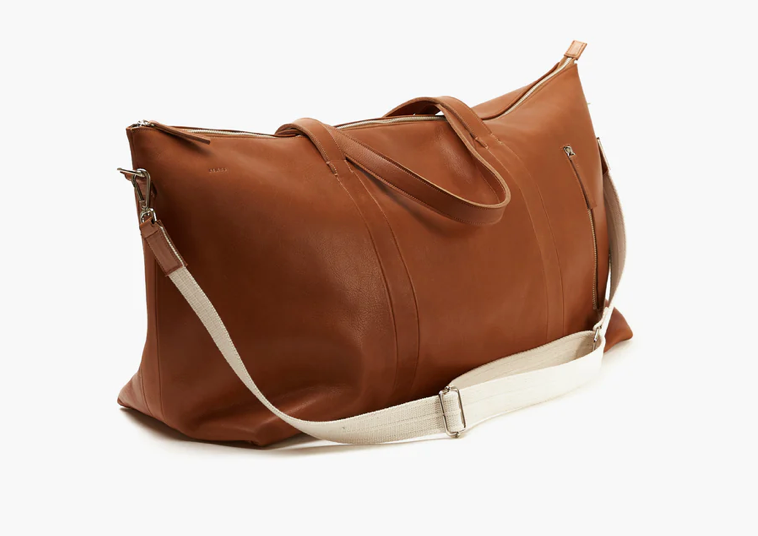 Malbec Weekend Bag in Tobacco by Nimes