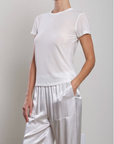 Hazel Tee in Ivory by Pharaoh