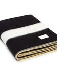 The Siempre Recycled Blanket in Black by Blacksaw