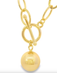 Harmony Bell Locket Necklace by Leela Grace