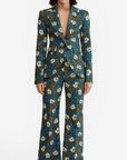 Seamed Blazer in Floral Olive by Smythe