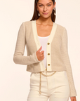 Huda Cotton Lurex Tweed Jacket by Ramy Brook