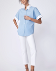 Lynn DC Shirt in Poolside Stripe by Kal Rieman