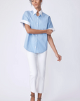 Lynn DC Shirt in Poolside Stripe by Kal Rieman
