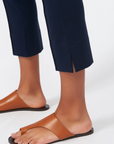 Pintuck Slit Capri in Navy by Kal Rieman