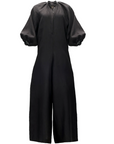 Arroyo Linen Jumpsuit in Black by Curatoria