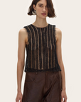 Yunga Top in Black by Curatoria