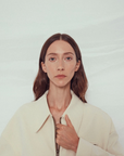 Crop Zip Jacket in Ecru by Smythe