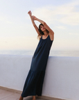 Symi Dress in Midnight Navy by Catherine Gee