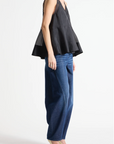 Stevie Barrel Jean in Mechanic Wash by Saint Art