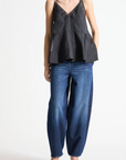 Stevie Barrel Jean in Mechanic Wash by Saint Art