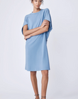 Phoenix Cape Dress in Sky by Kal Rieman