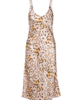 Emma Slip Dress in Blush Leopard by Catherine Gee