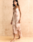 Paneled Slip Dress in Rose Cloud by Michelle Jonas